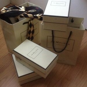 Jo Malone boxes and bags